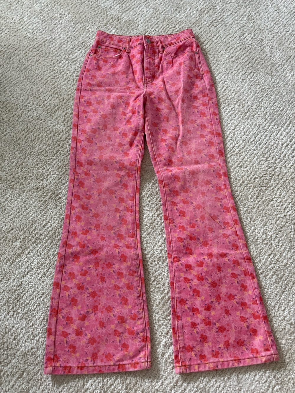 Urban Outfitters Womens Pink Floral Pants